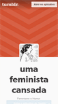 Mobile Screenshot of feministacansada.com